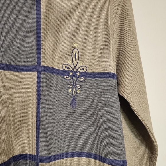 Vintage Freya Schoeller Today Sweater Womens Size Large Embroidered Knit Germany - Picture 4 of 7